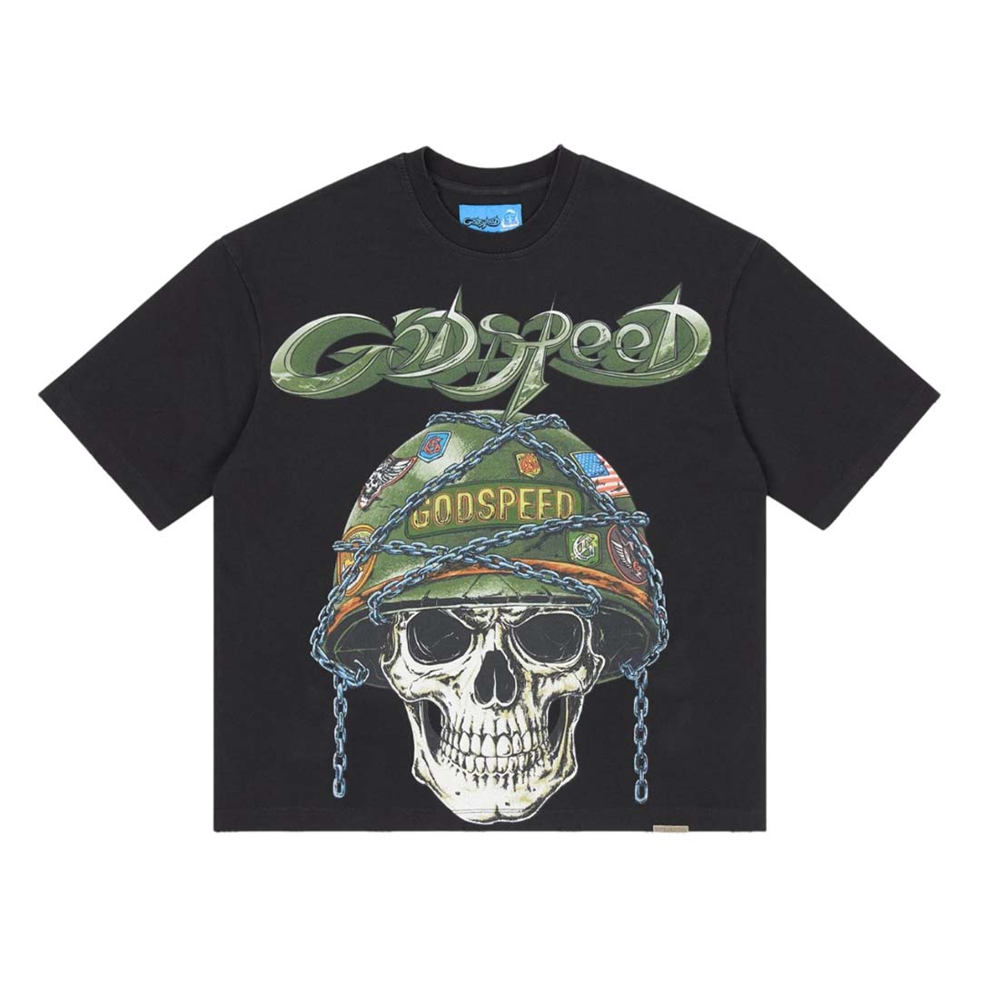 Godspeed Badges of Honor II Black Tee by Godspeed - NWAHYPE No.1 for streetwear T-Shirts in USA