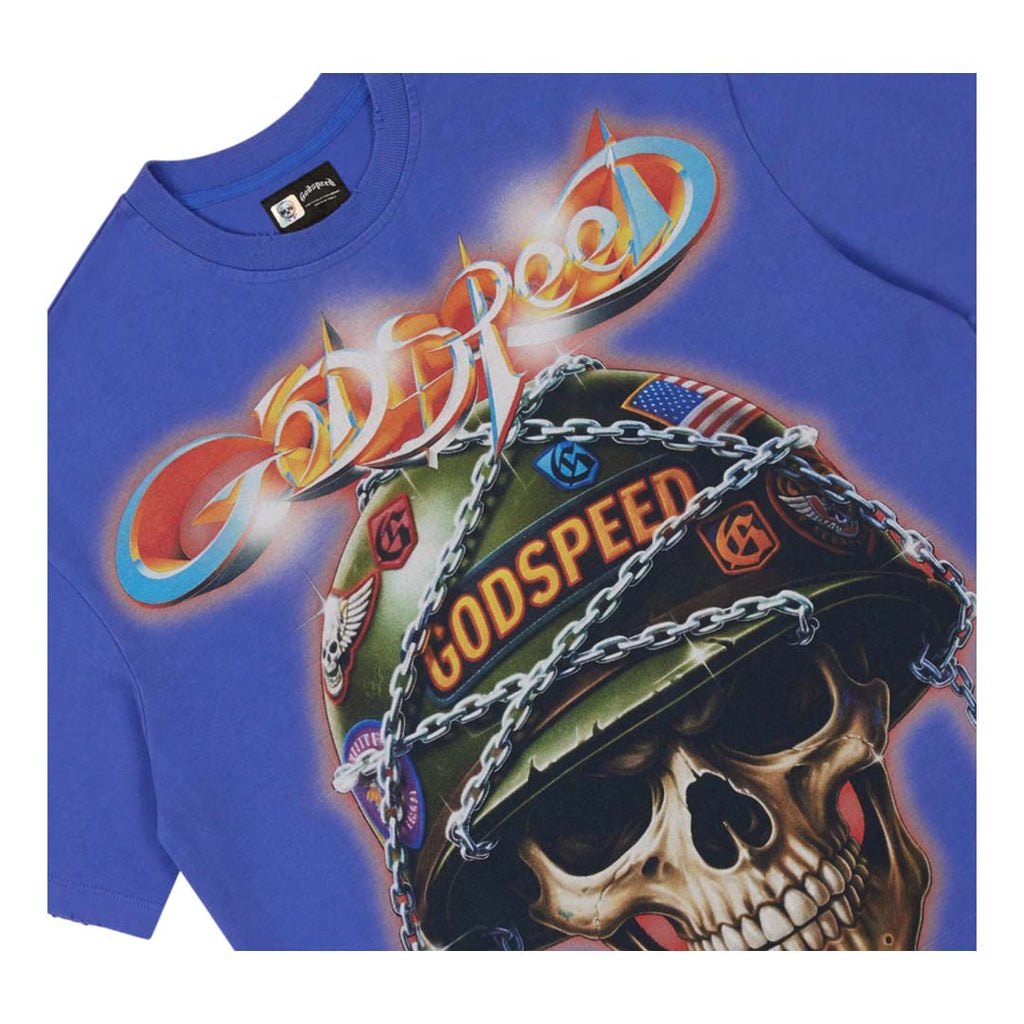Godspeed Badges of Honor II Blue Tee by Godspeed - NWAHYPE No.1 for streetwear T-Shirts in USA