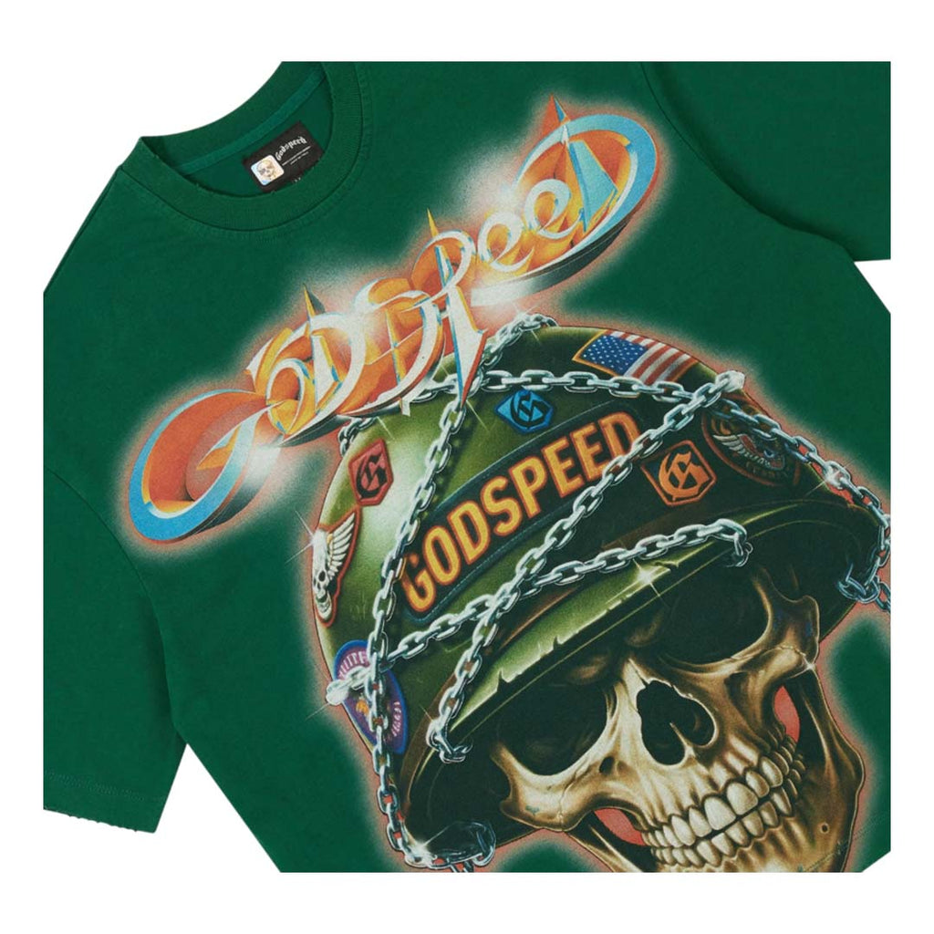 Godspeed Badges of Honor II Green Tee by Godspeed - NWAHYPE No.1 for streetwear T-Shirts in USA