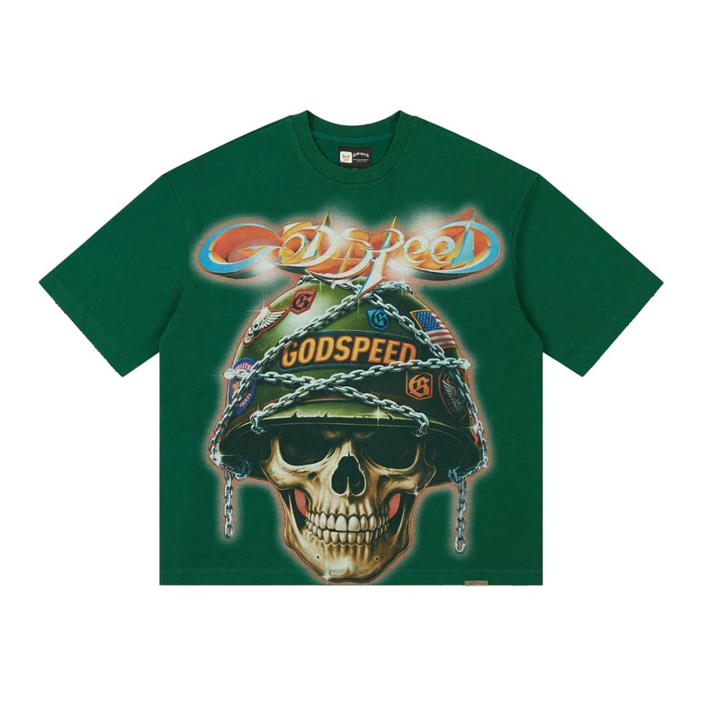 Godspeed Badges of Honor II Green Tee by Godspeed - NWAHYPE No.1 for streetwear T-Shirts in USA