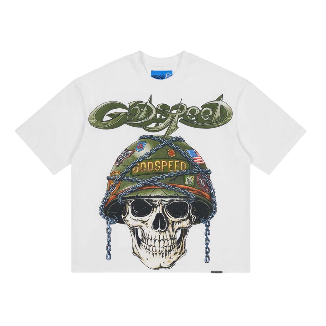Godspeed Badges of Honor II White Tee by Godspeed - NWAHYPE No.1 for streetwear T-Shirts in USA