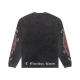 Godspeed Balaclava Szn Long Sleeve Grey Wash Tee by Godspeed - NWAHype 1 for streetwear T-Shirts in USA