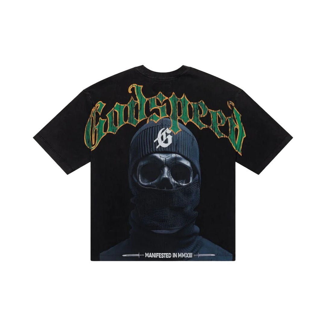 Godspeed Balaclava Szn Tee Black Wash by Godspeed - NWAHype 1 for streetwear T-Shirts in USA