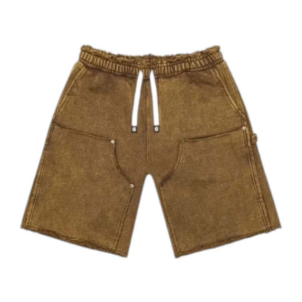 Godspeed Carpenter Distressed Shorts Muddy Brown by Godspeed - NWAHYPE No.1 for streetwear Shorts in USA