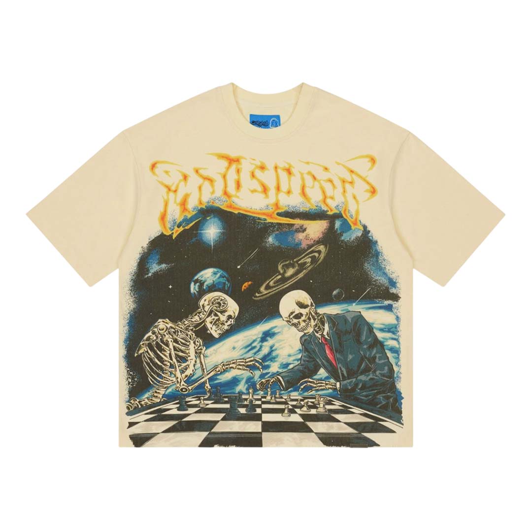 Godspeed Checkmate II Bone Tee by Godspeed - NWAHYPE No.1 for streetwear T-Shirts in USA