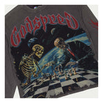 Godspeed Checkmate Long Sleeve Tee Grey Wash by Godspeed - NWAHype 1 for streetwear T-Shirts in USA