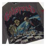 Godspeed Checkmate Long Sleeve Tee Grey Wash by Godspeed - NWAHype 1 for streetwear T-Shirts in USA
