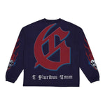 Godspeed Checkmate Long Sleeve Tee Navy by Godspeed - NWAHype 1 for streetwear T-Shirts in USA