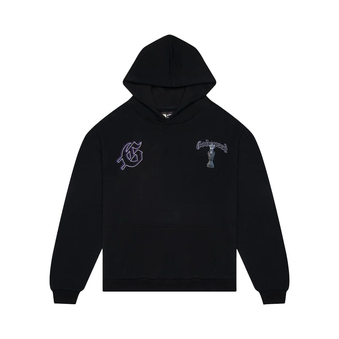 Godspeed Chess King 4ever Black Hoodie by Godspeed - NWAHype No.1 for streetwear Hoodies in USA