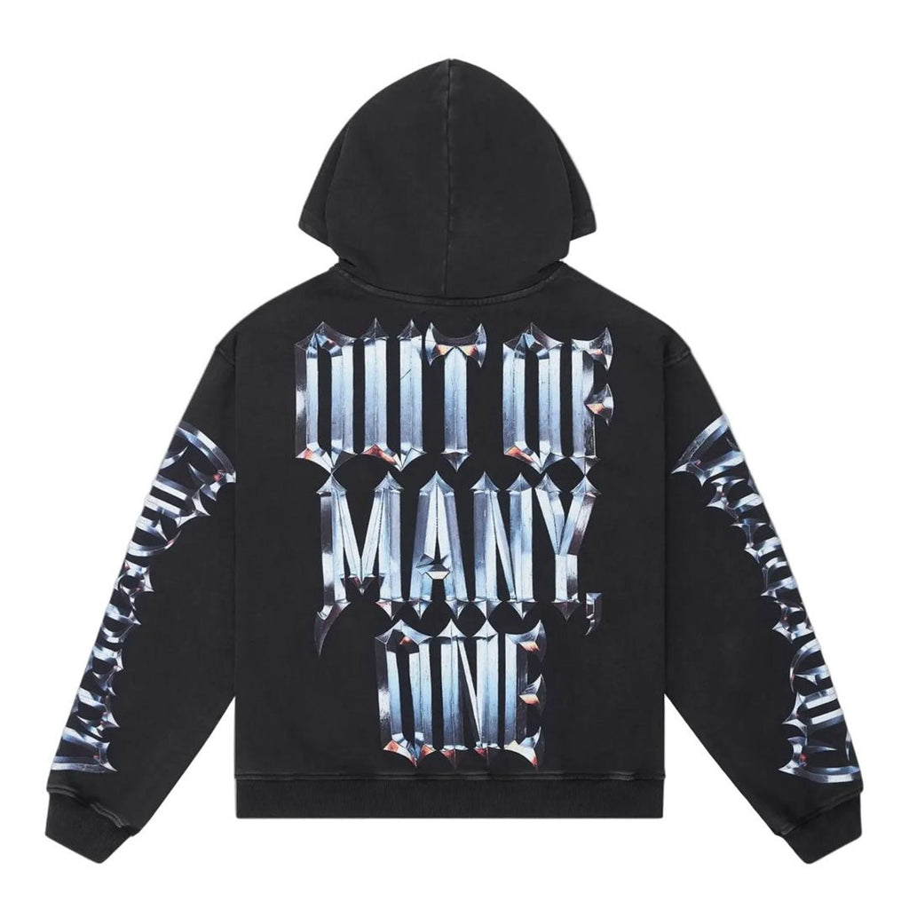 Godspeed Chrome Motto Hoodie Black Wash by Godspeed - NWAHype 1 for streetwear Hoodies in USA