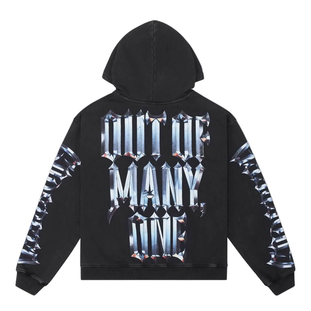 Godspeed Chrome Motto Hoodie Black Wash by Godspeed - NWAHype 1 for streetwear Hoodies in USA