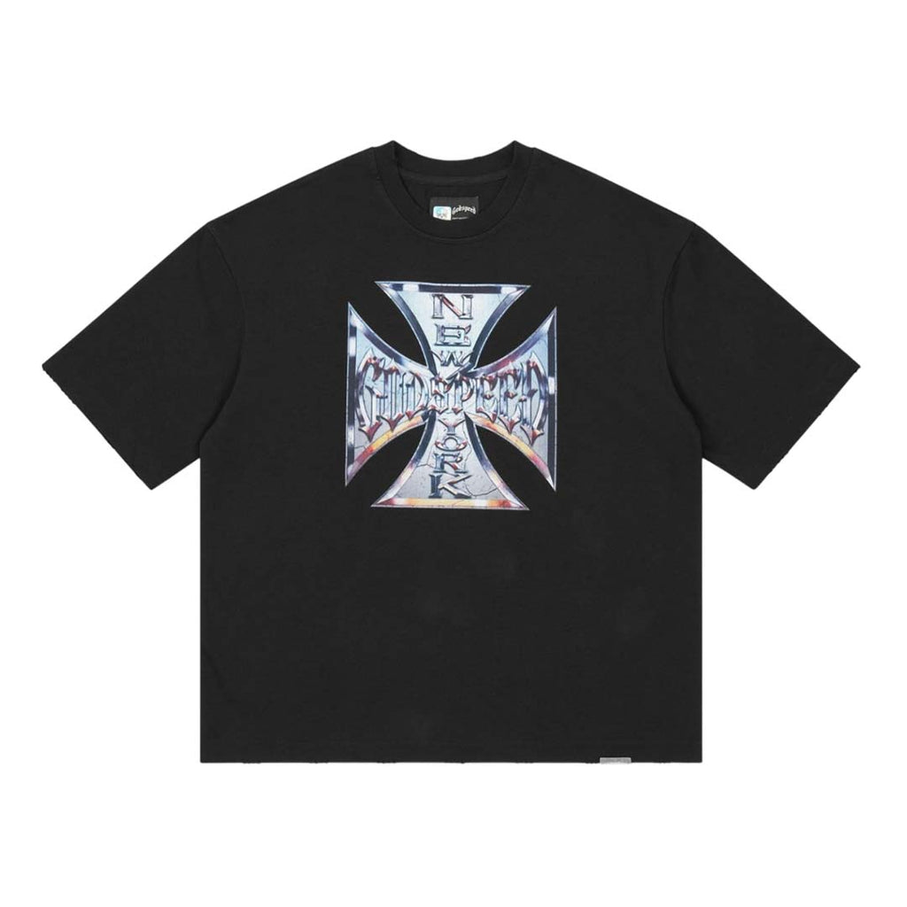 Godspeed Chrome Motto Tee Black by Godspeed - NWAHYPE No.1 for streetwear T-Shirts in USA
