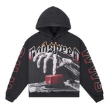 Godspeed Code Red Hoodie Black Wash by Godspeed - NWAHype No.1 for streetwear Hoodies in USA