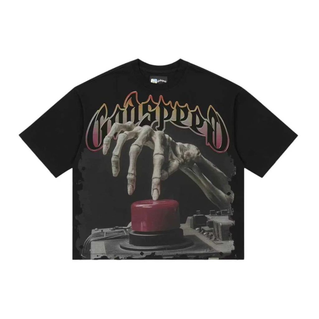 Godspeed Code Red Tee Snow Black by Godspeed - NWAHYPE No.1 for streetwear T-Shirts in USA