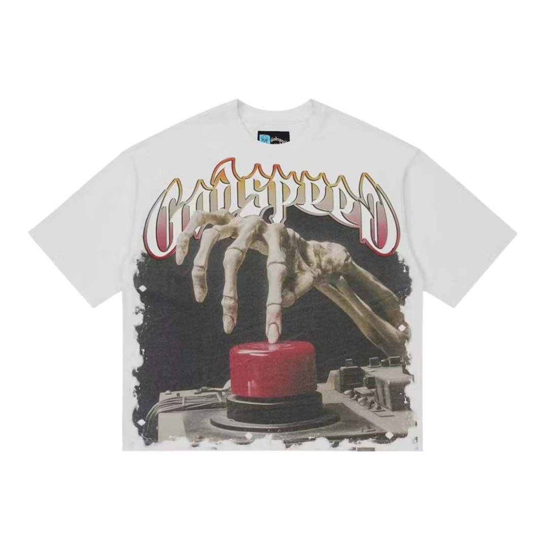 Godspeed Code Red Tee Snow White – NWAHYPE