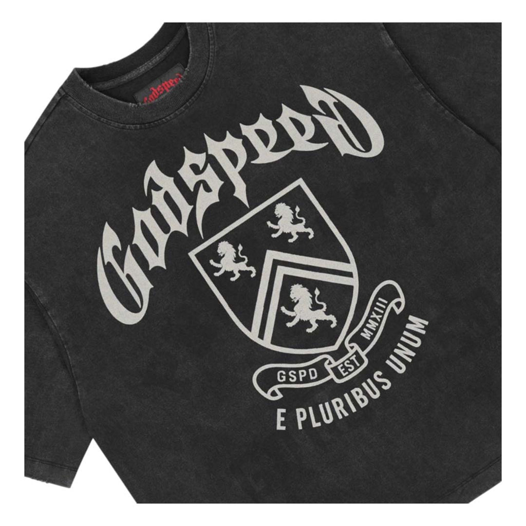Godspeed Collegiate Tee Black Wash by Godspeed - NWAHYPE No.1 for streetwear T-Shirts in USA