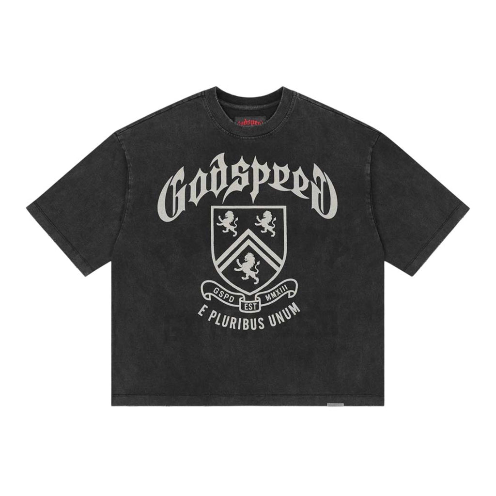 Godspeed Collegiate Tee Black Wash by Godspeed - NWAHYPE No.1 for streetwear T-Shirts in USA