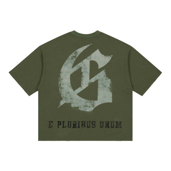 Godspeed Collegiate Tee Olive Green Wash by Godspeed - NWAHYPE No.1 for streetwear T-Shirts in USA