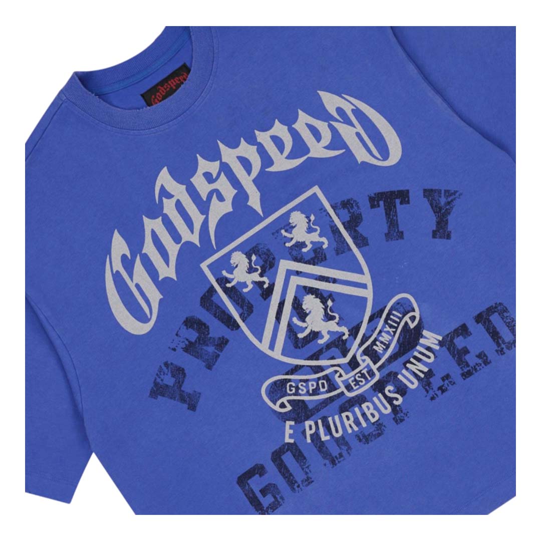 Godspeed Collegiate Tee Royal Blue Wash by Godspeed - NWAHYPE No.1 for streetwear T-Shirts in USA
