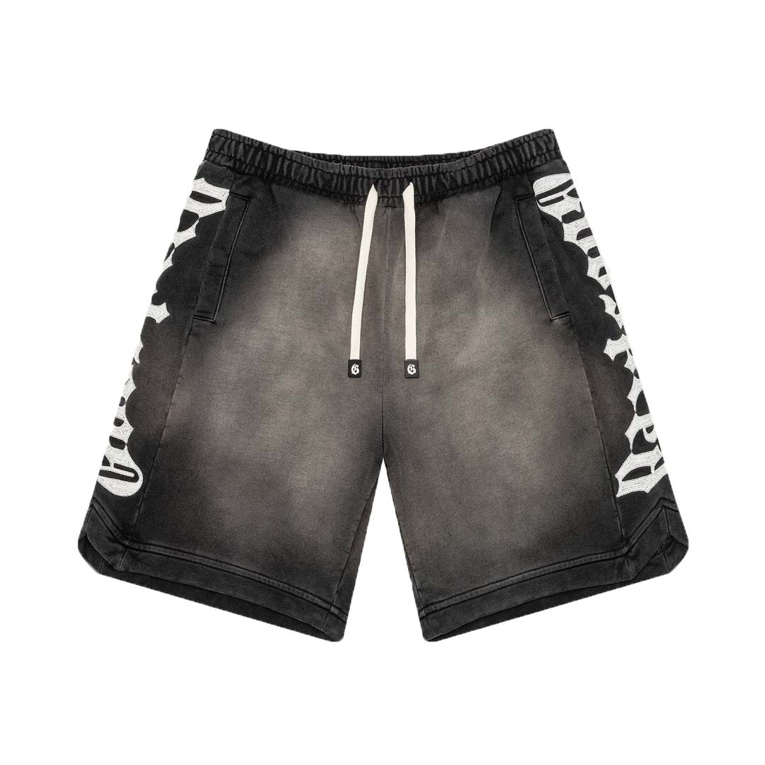 Godspeed Courtside Shorts Black Sun Fade by Godspeed - NWAHype No.1 for streetwear Shorts in USA