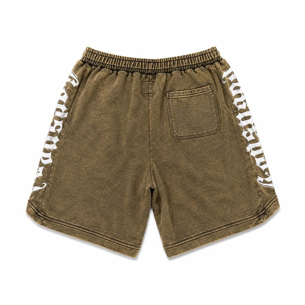 Godspeed Courtside Shorts Brown Wash White by Godspeed - NWAHYPE No.1 for streetwear Shorts in USA