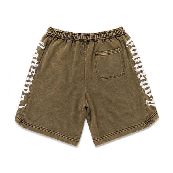 Godspeed Courtside Shorts Brown Wash White by Godspeed - NWAHYPE No.1 for streetwear Shorts in USA