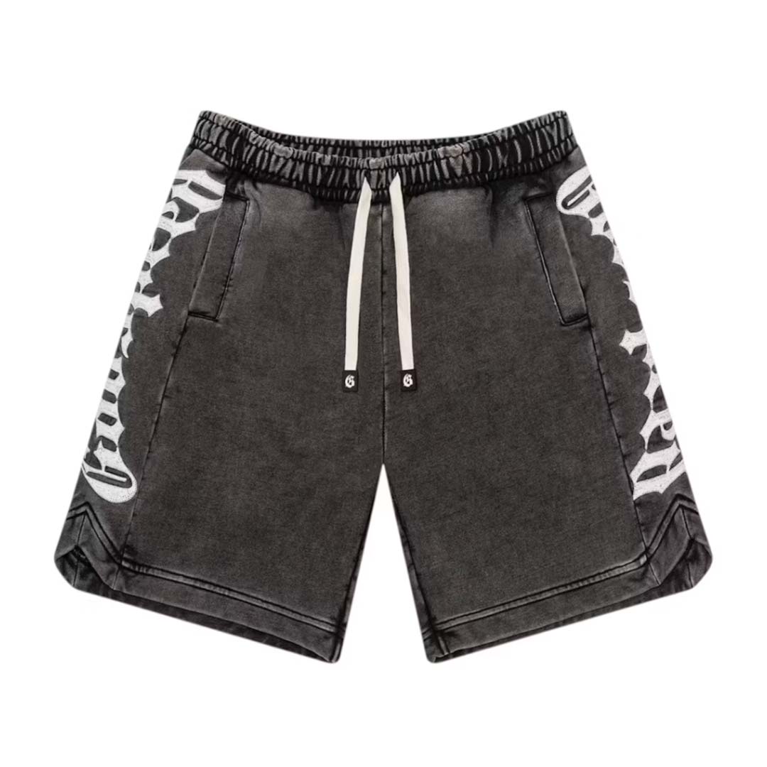 Godspeed Courtside Shorts Charcoal Grey Wash by Godspeed - NWAHYPE No.1 for streetwear Shorts in USA