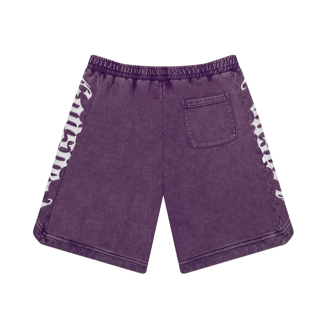 Godspeed Courtside Shorts Grape Wash Purple by Godspeed - NWAHype No.1 for streetwear Shorts in USA
