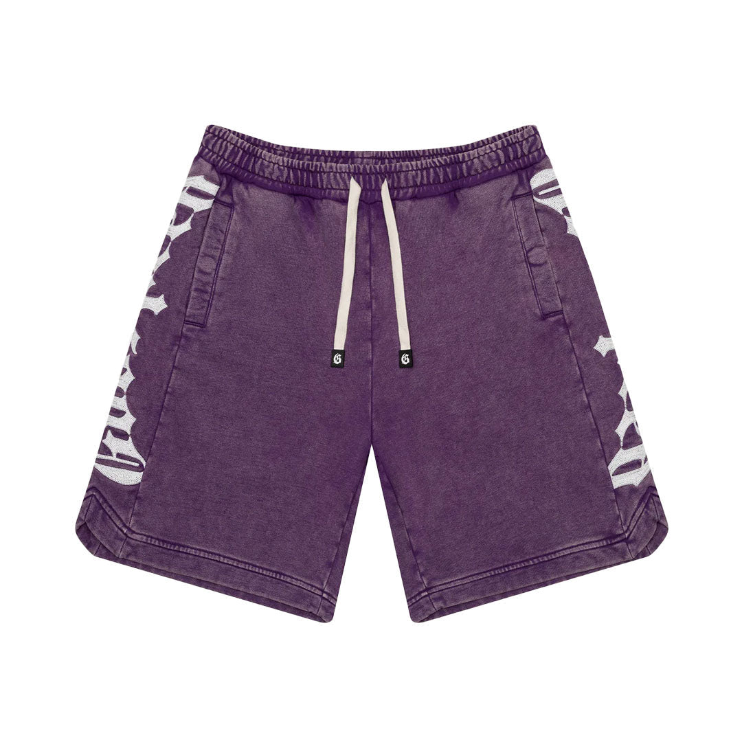 Godspeed Courtside Shorts Grape Wash Purple by Godspeed - NWAHype No.1 for streetwear Shorts in USA