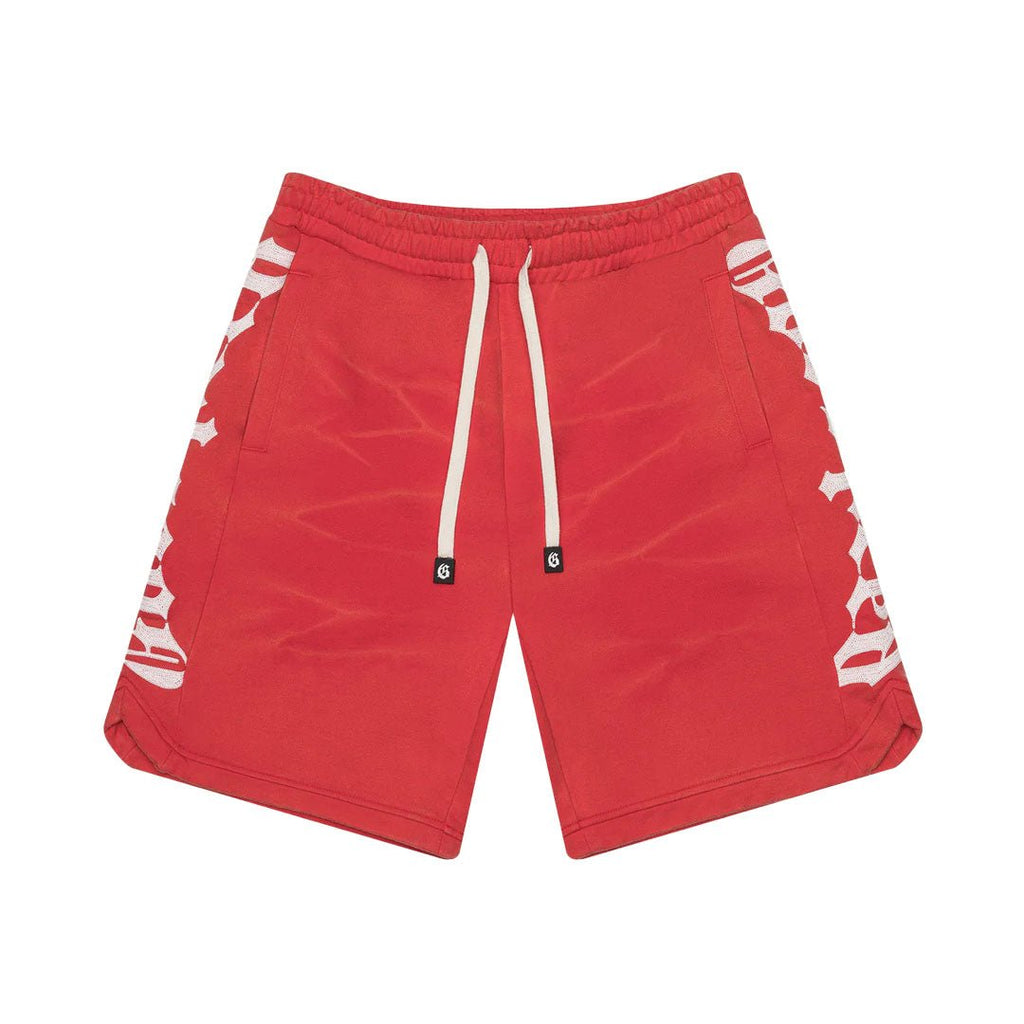 Godspeed Courtside Shorts Red Wash by Godspeed - NWAHype 1 for streetwear Shorts in USA