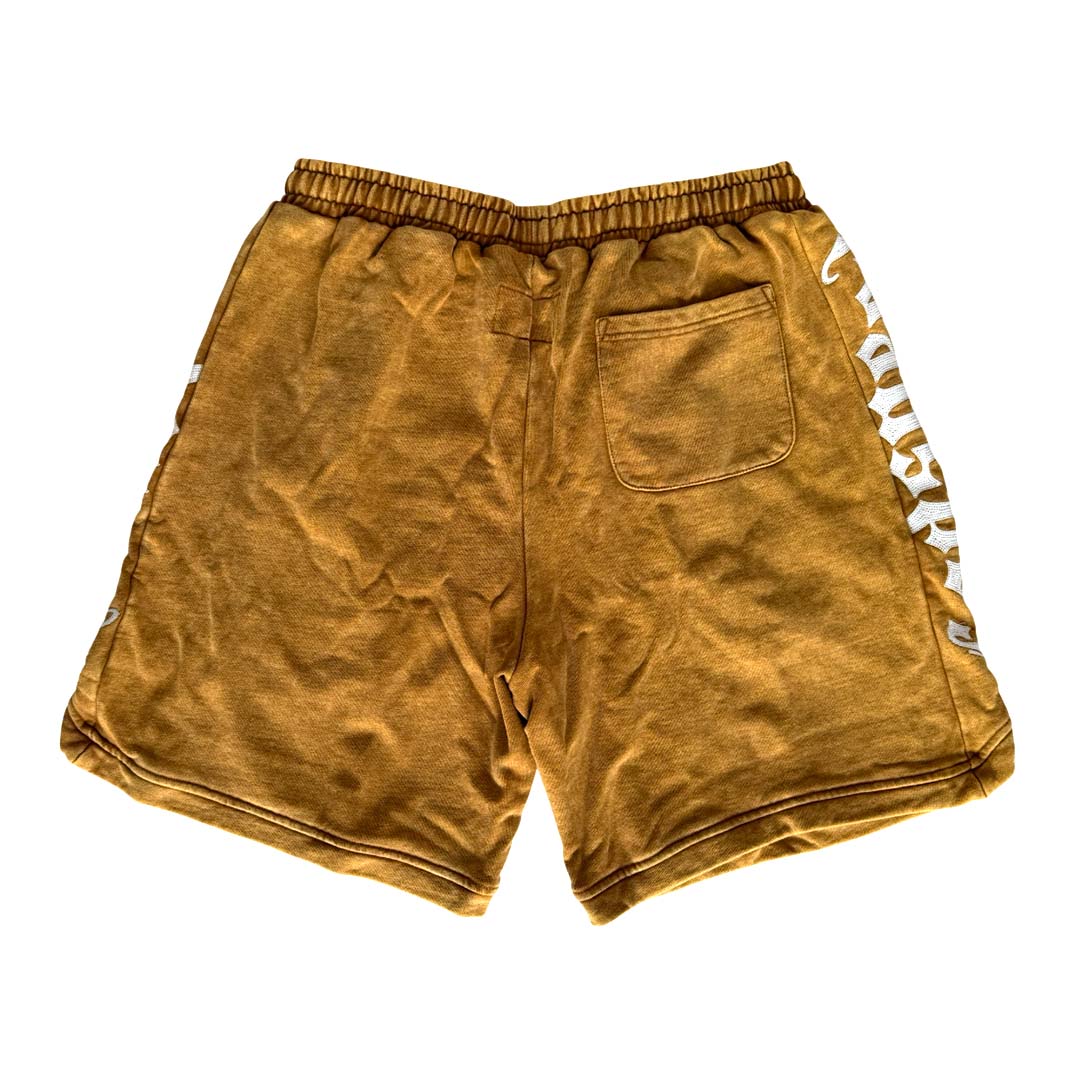 Godspeed Courtside Shorts Rustic Brown White by Godspeed - NWAHYPE No.1 for streetwear Shorts in USA
