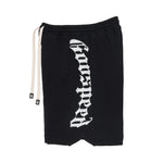Godspeed Courtside Sweat Shorts Black White by Godspeed - NWAHype 1 for streetwear Shorts in USA