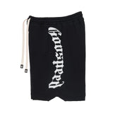 Godspeed Courtside Sweat Shorts Black White by Godspeed - NWAHype 1 for streetwear Shorts in USA