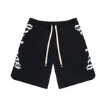 Godspeed Courtside Sweat Shorts Black White by Godspeed - NWAHype 1 for streetwear Shorts in USA