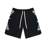Godspeed Courtside Sweat Shorts Black White by Godspeed - NWAHype 1 for streetwear Shorts in USA