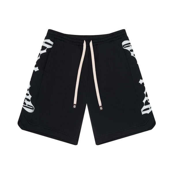 Godspeed Courtside Sweat Shorts Black White by Godspeed - NWAHype 1 for streetwear Shorts in USA