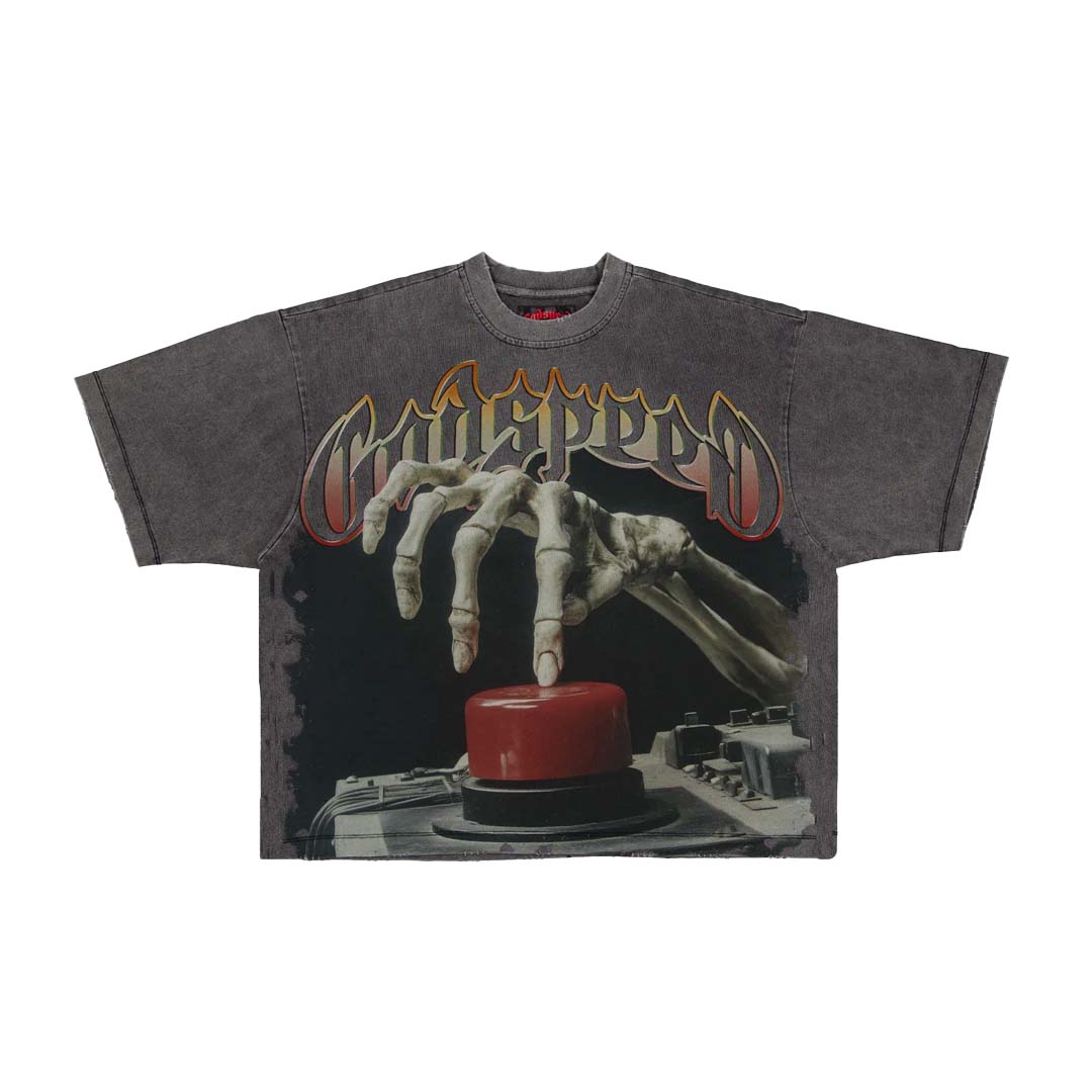 Godspeed Detonator Grey Wash Tee by Godspeed - NWAHype 1 for streetwear T-Shirts in USA