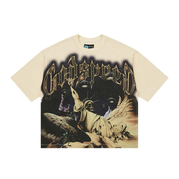 Godspeed Divine Extinction Tee Bone by Godspeed - NWAHYPE No.1 for streetwear T-Shirts in USA