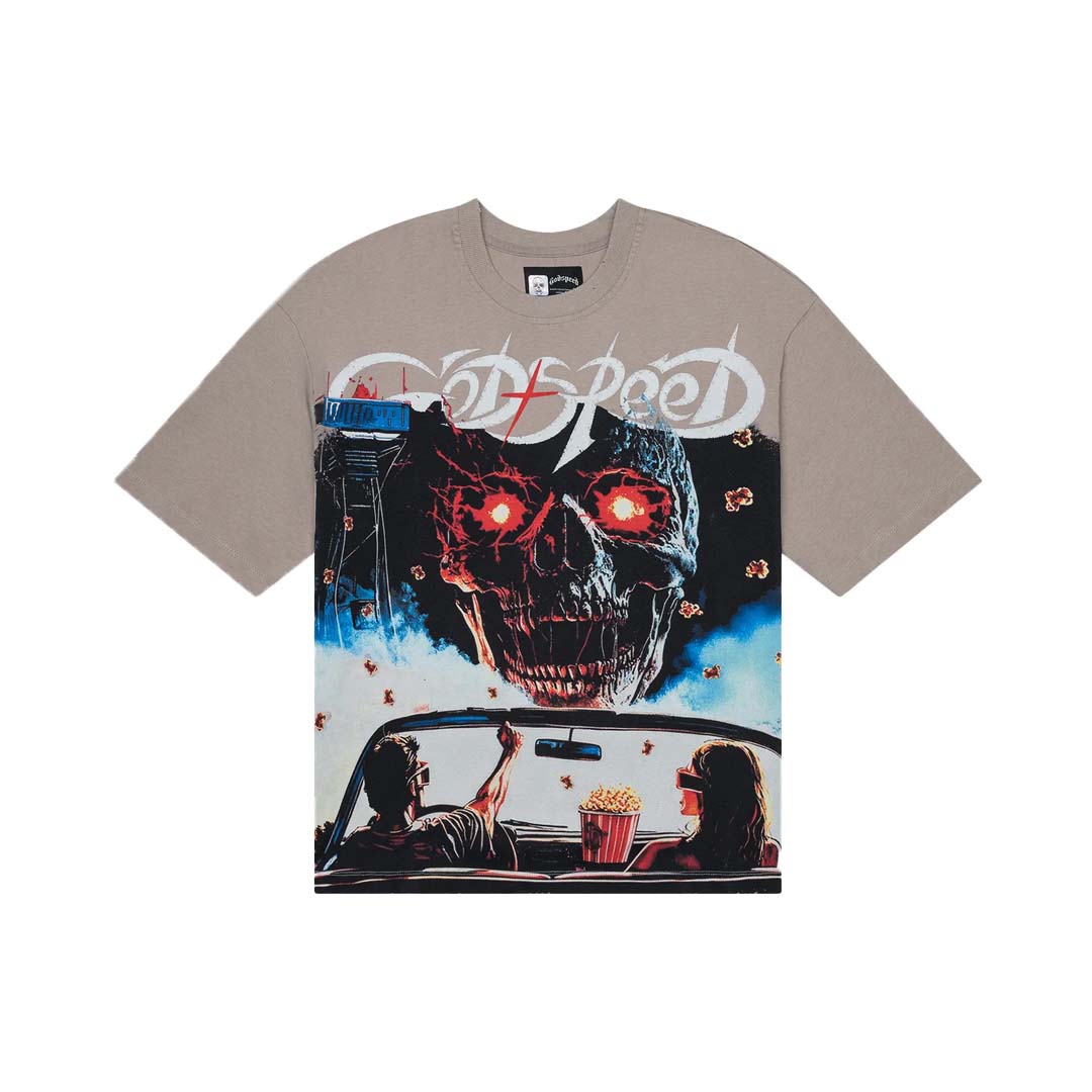 Godspeed Drive In Stone Grey Tee by Godspeed - NWAHype 1 for streetwear T-Shirts in USA