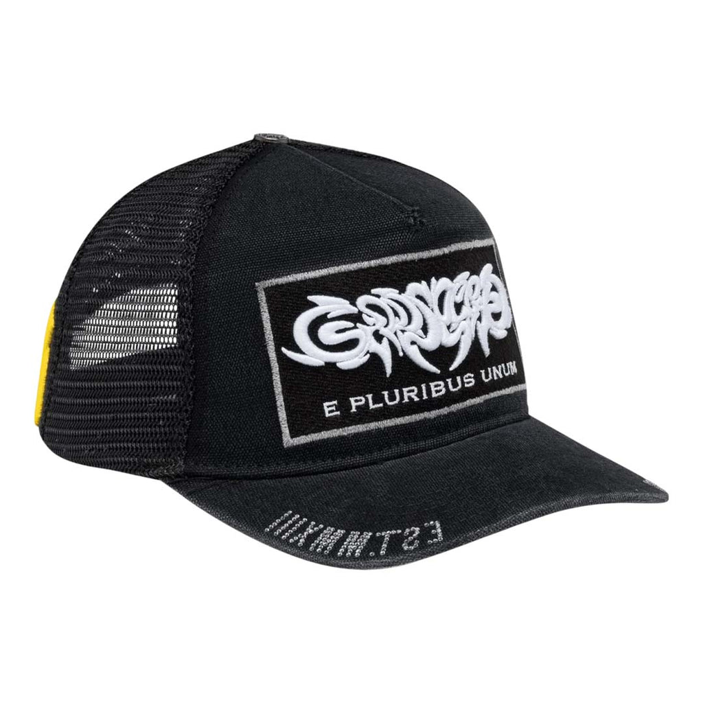 Godspeed E Pluribus Trucker Hat Black White by Godspeed - NWAHYPE No.1 for streetwear Hats in USA