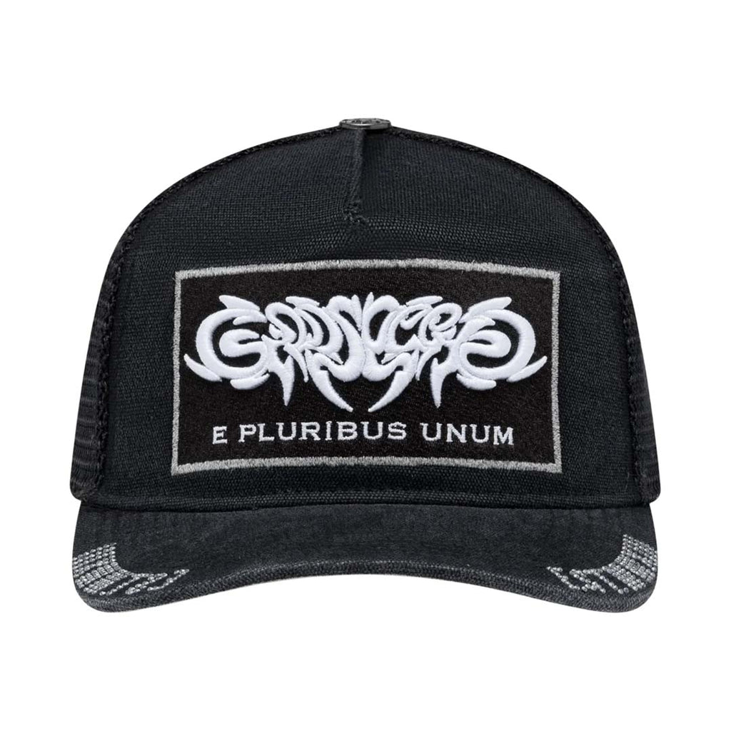Godspeed E Pluribus Trucker Hat Black White by Godspeed - NWAHYPE No.1 for streetwear Hats in USA