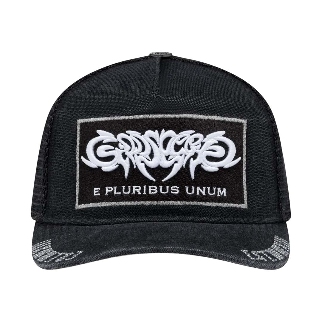 Godspeed E Pluribus Trucker Hat Black White by Godspeed - NWAHYPE No.1 for streetwear Hats in USA