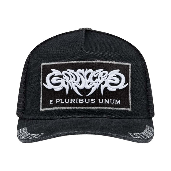Godspeed E Pluribus Trucker Hat Black White by Godspeed - NWAHYPE No.1 for streetwear Hats in USA