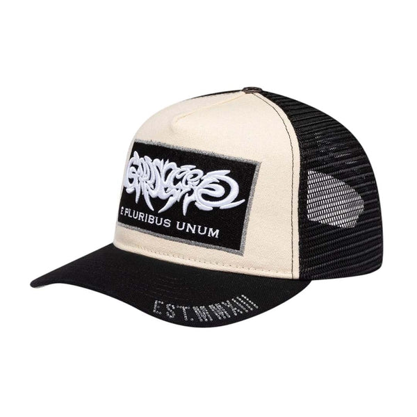 Godspeed E Pluribus Trucker Hat White Black by Godspeed - NWAHYPE No.1 for streetwear Hats in USA