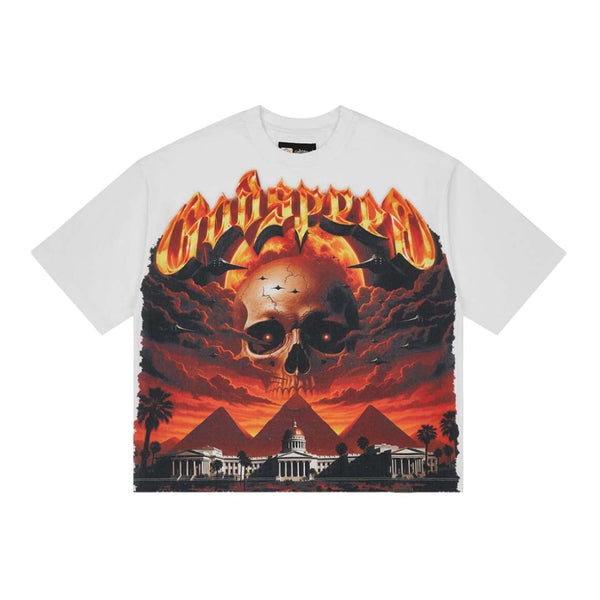 Godspeed Echoes of Empire White Tee by Godspeed - NWAHYPE No.1 for streetwear T-Shirts in USA
