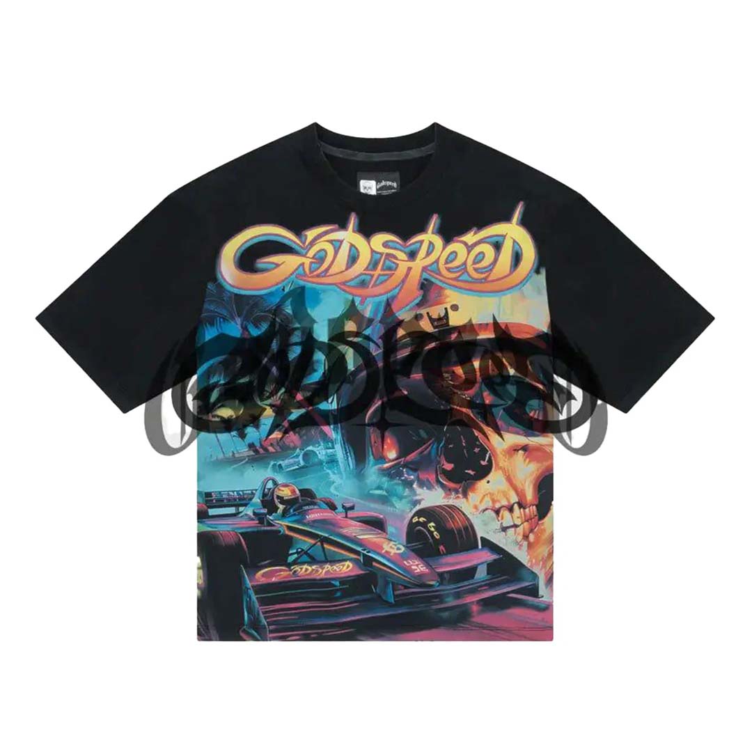 Godspeed F1 Dreams Tee Black by Godspeed - NWAHype No.1 for streetwear T-Shirts in USA