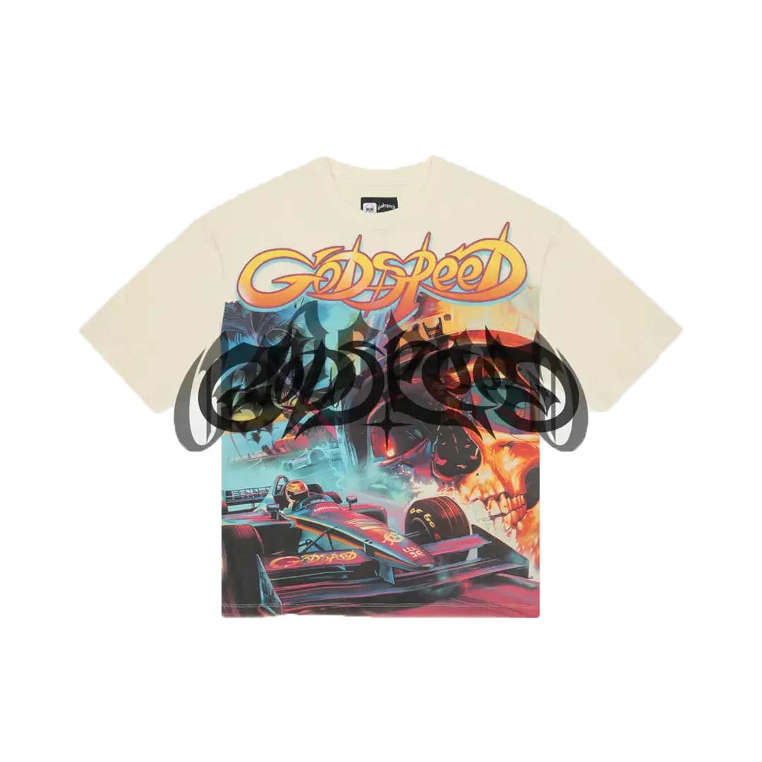 Godspeed F1 Dreams Tee Bone by Godspeed - NWAHype No.1 for streetwear T-Shirts in USA
