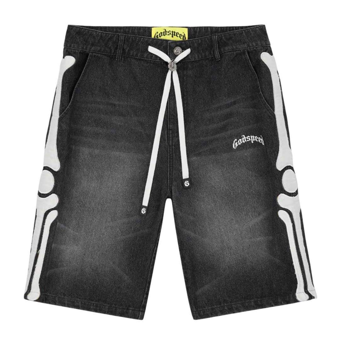 Godspeed Femur Denim Shorts Black by Godspeed - NWAHYPE No.1 for streetwear Shorts in USA