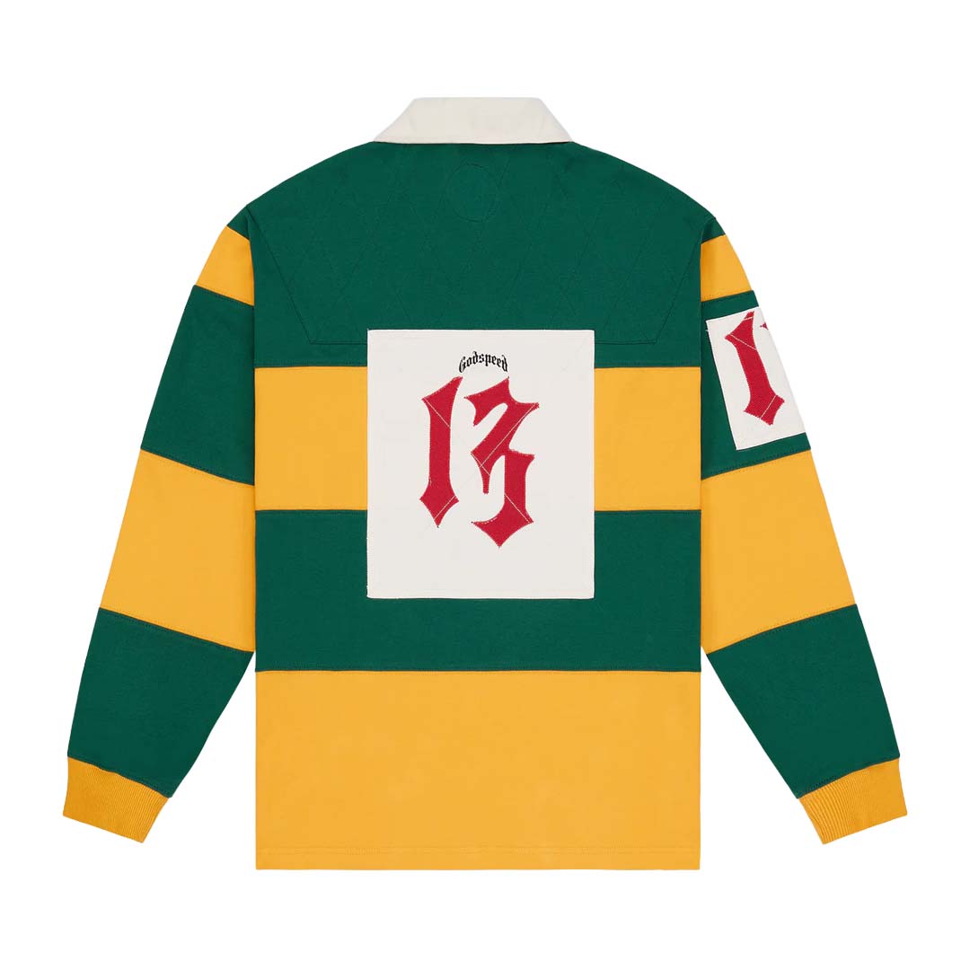 Godspeed Field Rugby Shirt Green Yellow by Godspeed - NWAHype No.1 for streetwear T-Shirts in USA