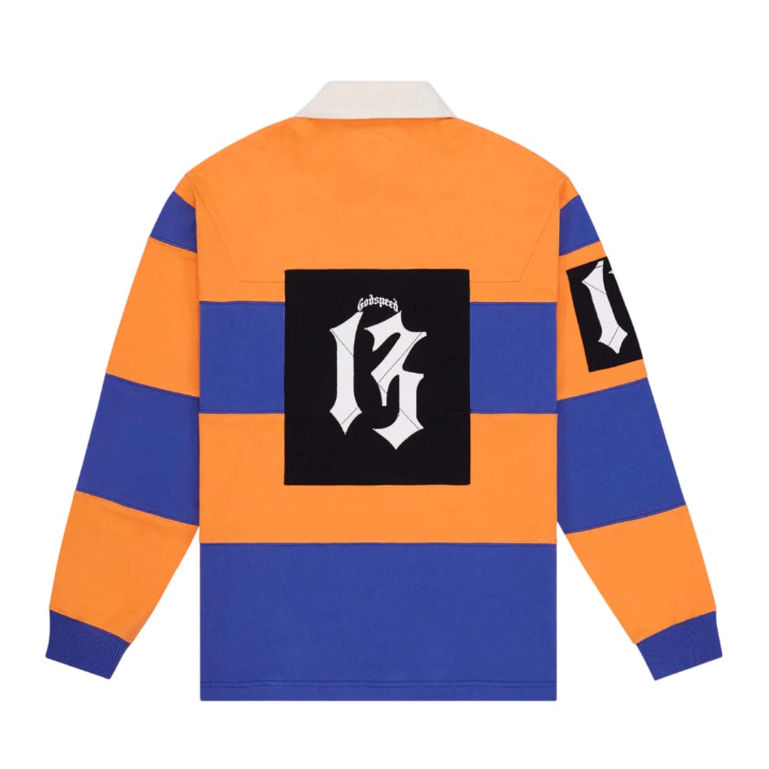 Godspeed Field Rugby Shirt Orange Blue by Godspeed - NWAHype No.1 for streetwear T-Shirts in USA